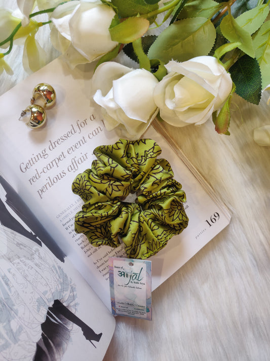 Kalamkari Modal Scrunchie