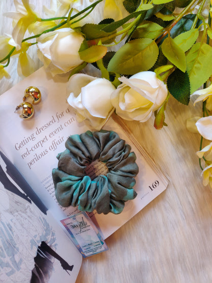 Grey Pastel Scrunchie