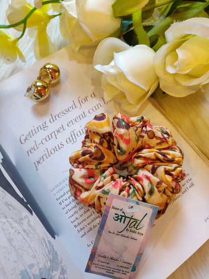Boho Printed Scrunchie