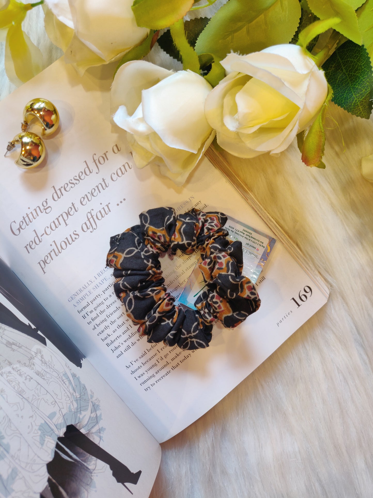 Basic Printed Scrunchie