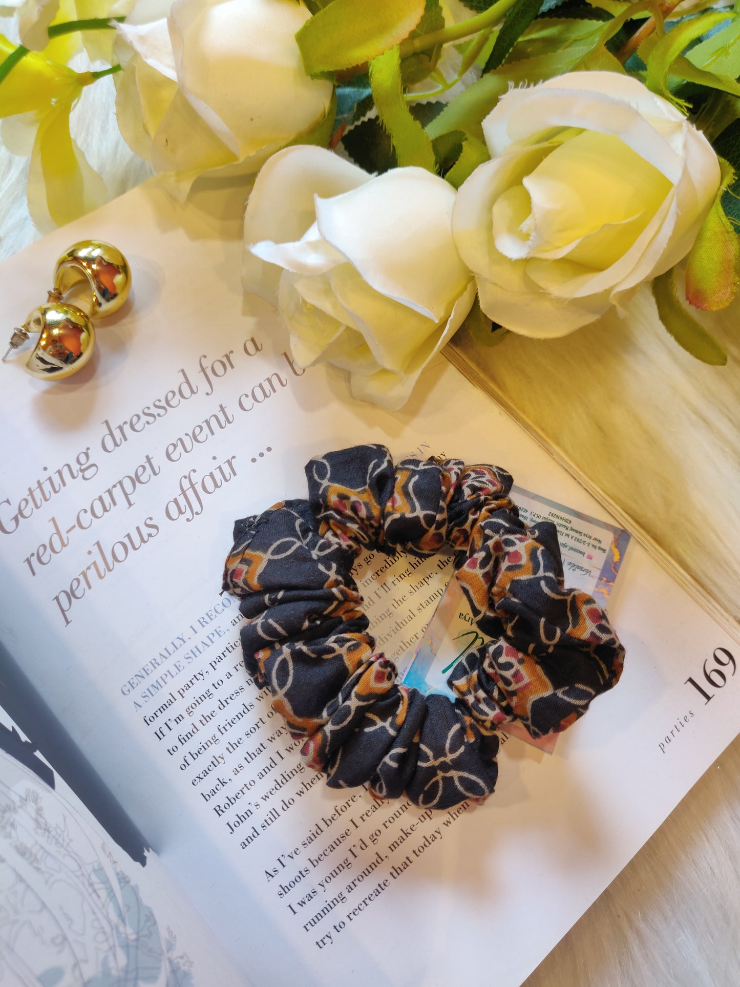 Basic Printed Scrunchie