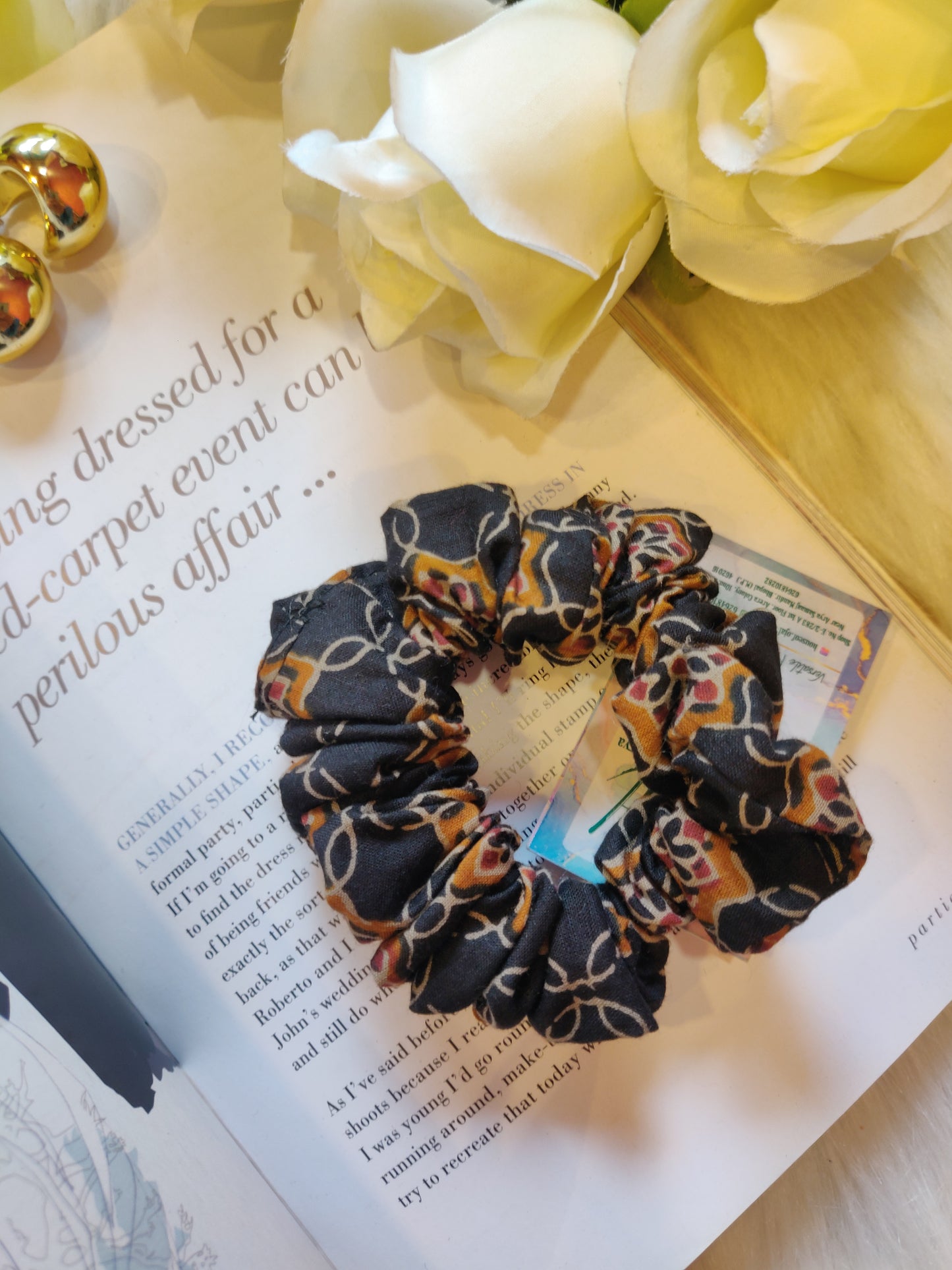 Basic Printed Scrunchie