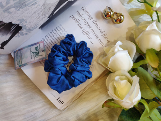 Pretty Blue Scrunchie