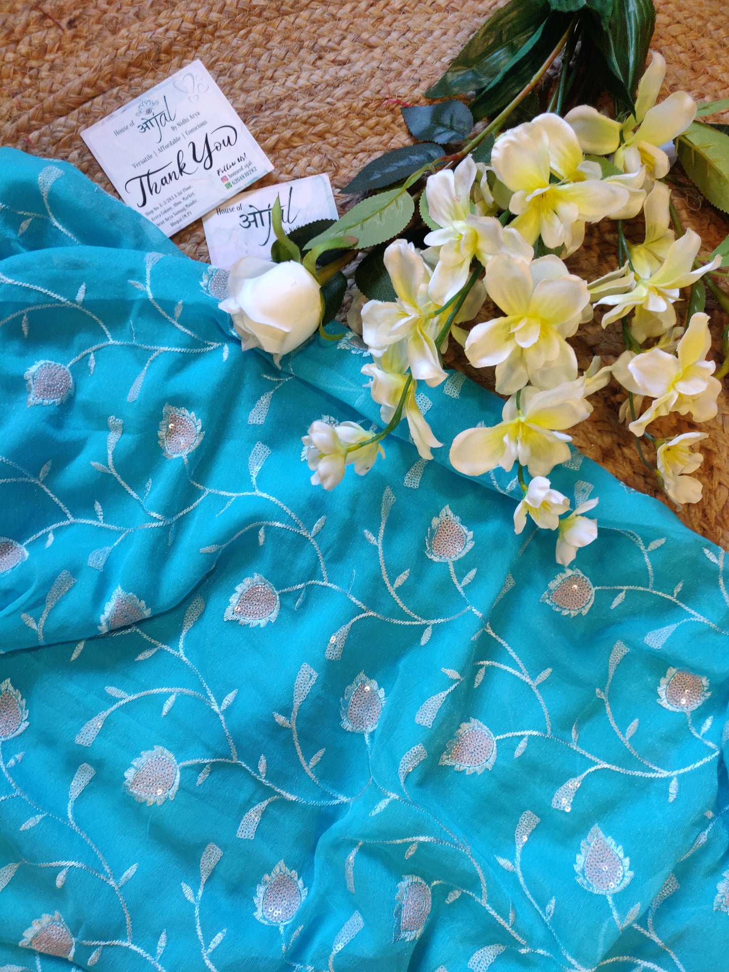 Shimmer Chiffon Saree