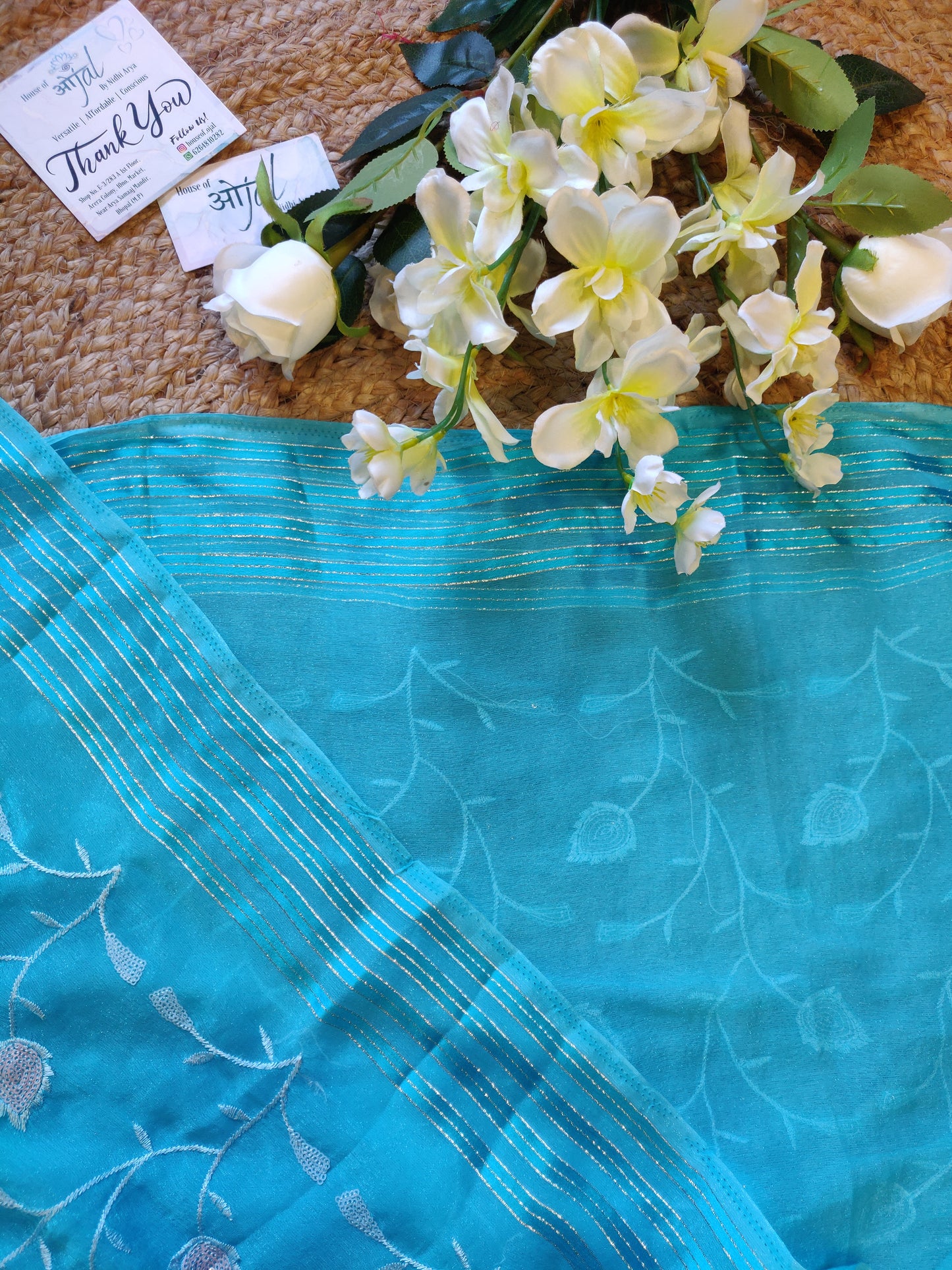 Shimmer Chiffon Saree