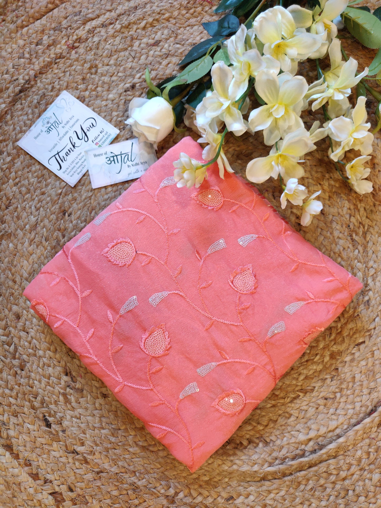Shimmer Chiffon Saree