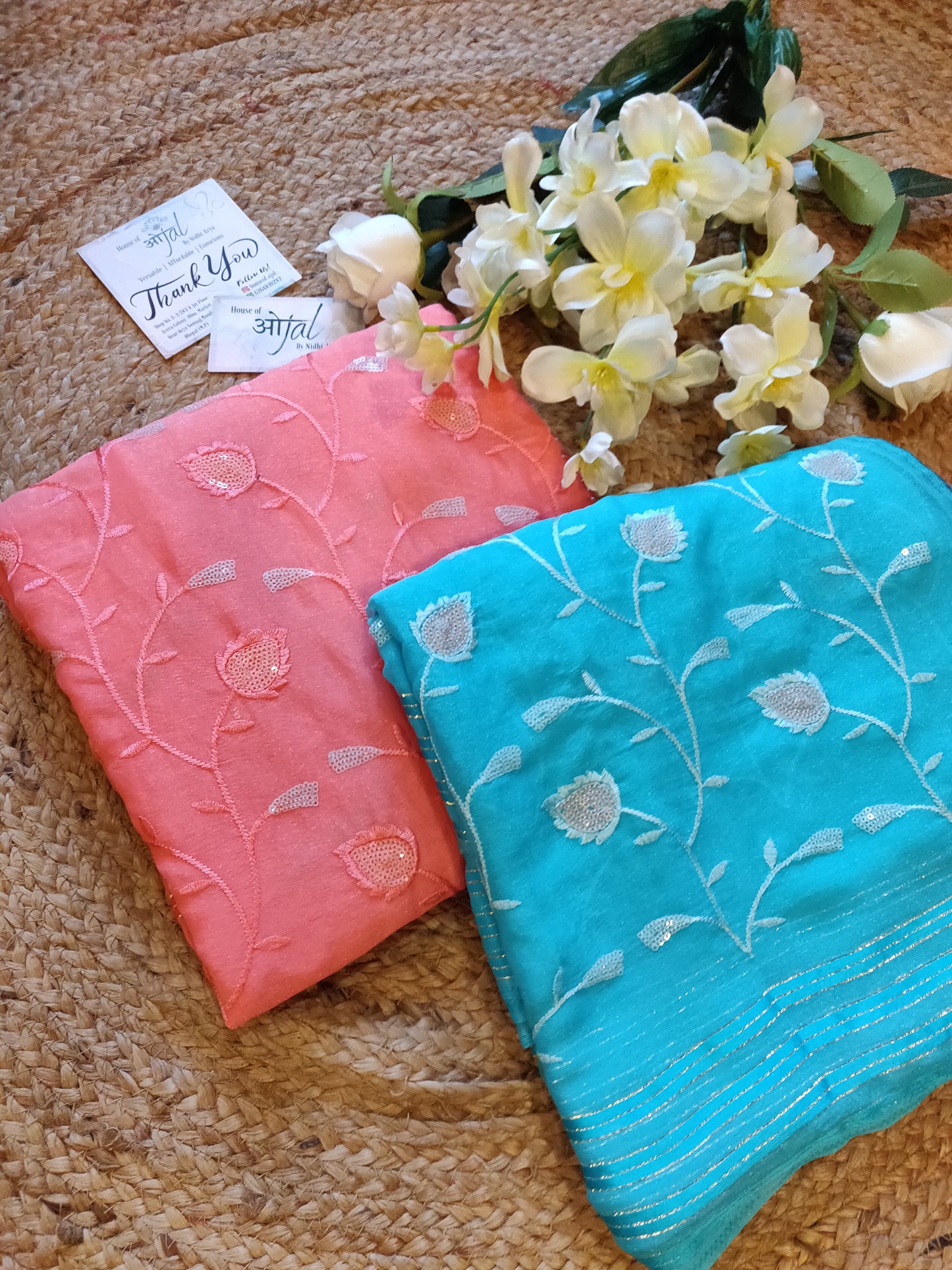 Shimmer Chiffon Saree